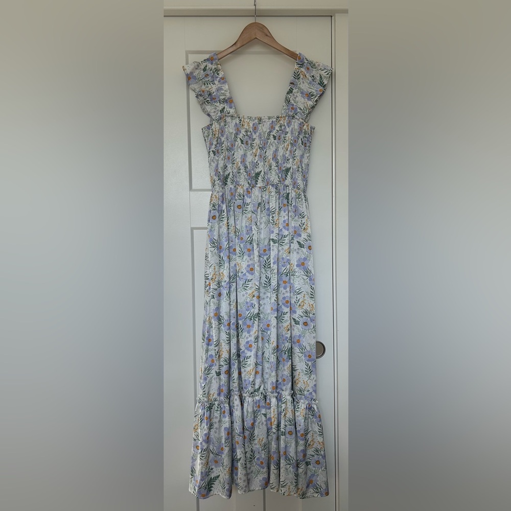 Melloday smocked maxi dress.